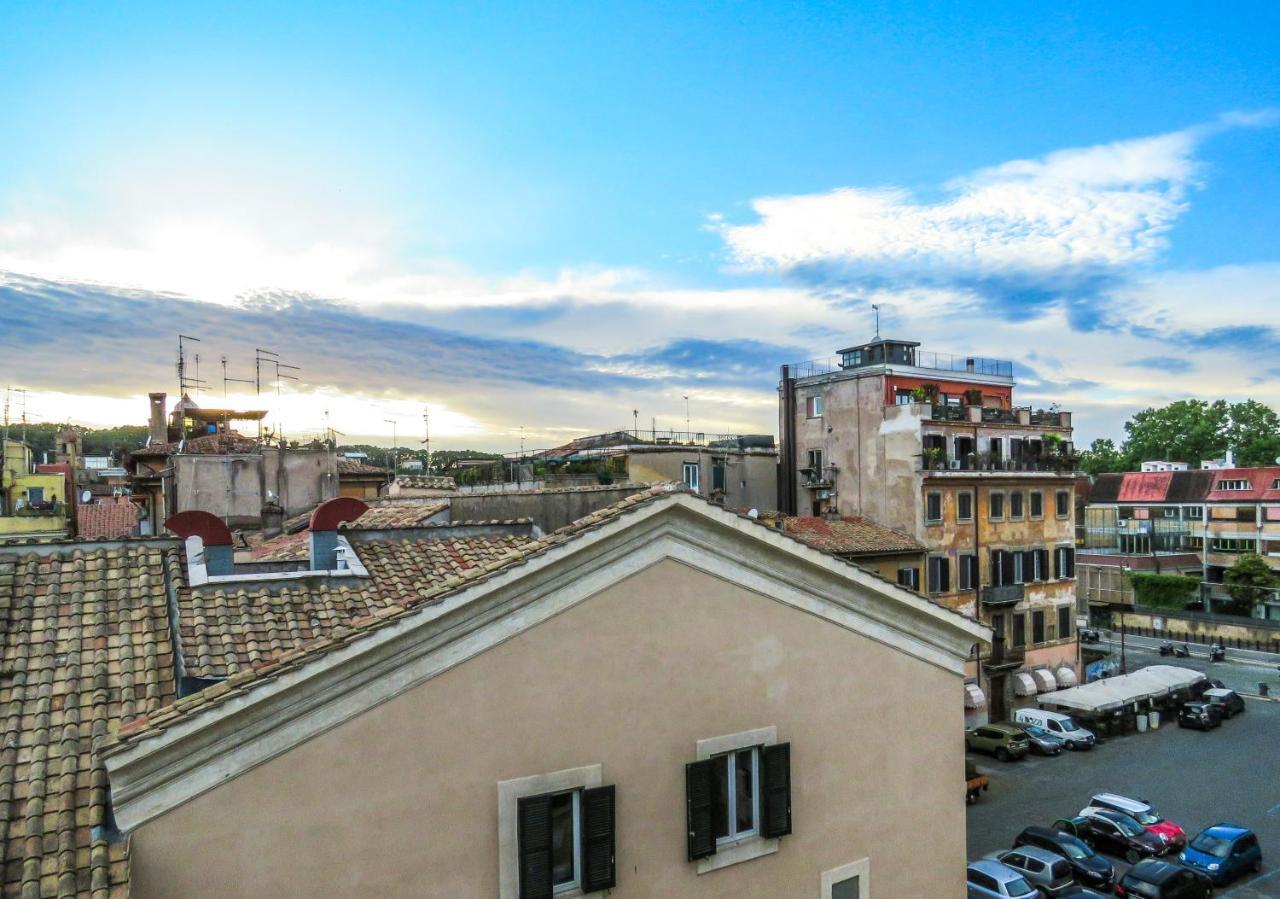 Mattia'S Penthouse - View Over Trastevere Roofs โรม ภายนอก รูปภาพ