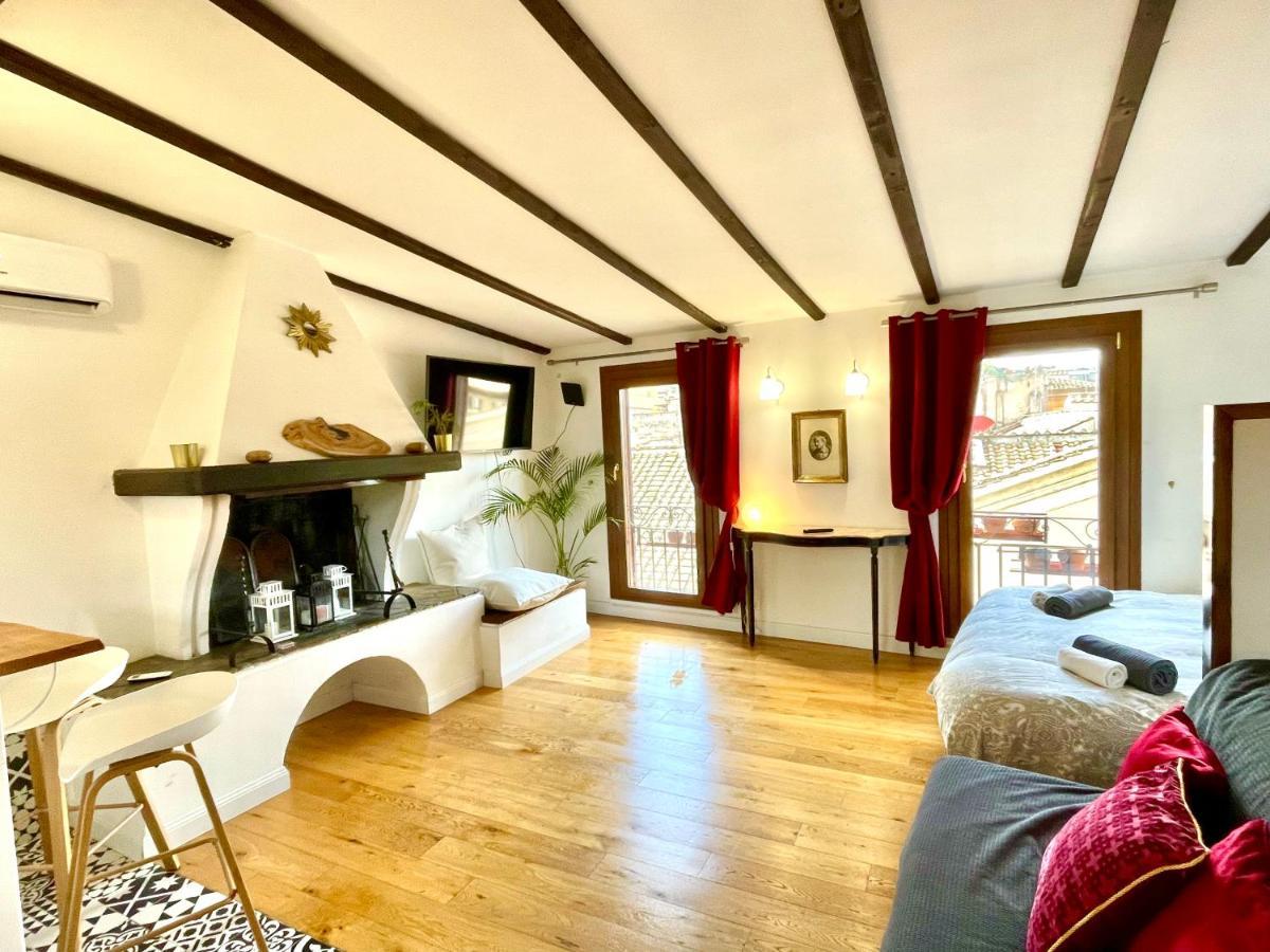 Mattia'S Penthouse - View Over Trastevere Roofs โรม ภายนอก รูปภาพ
